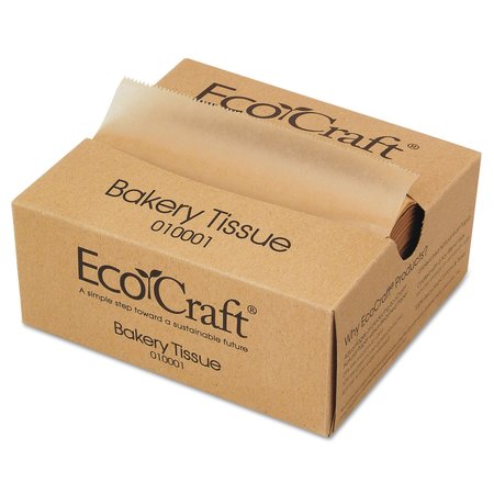 BAGCRAFT EcoCraft Interfolded Dry Wax Deli Sheets, 6 x 10 3/4, Natural, PK10000 BGC 010001